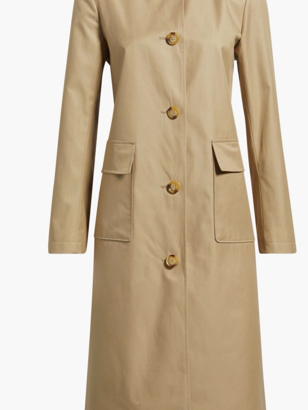 Ralph Lauren Trench Coat Jacket Womens Size M Color Sand - Retail $200 - Picture 2 of 10